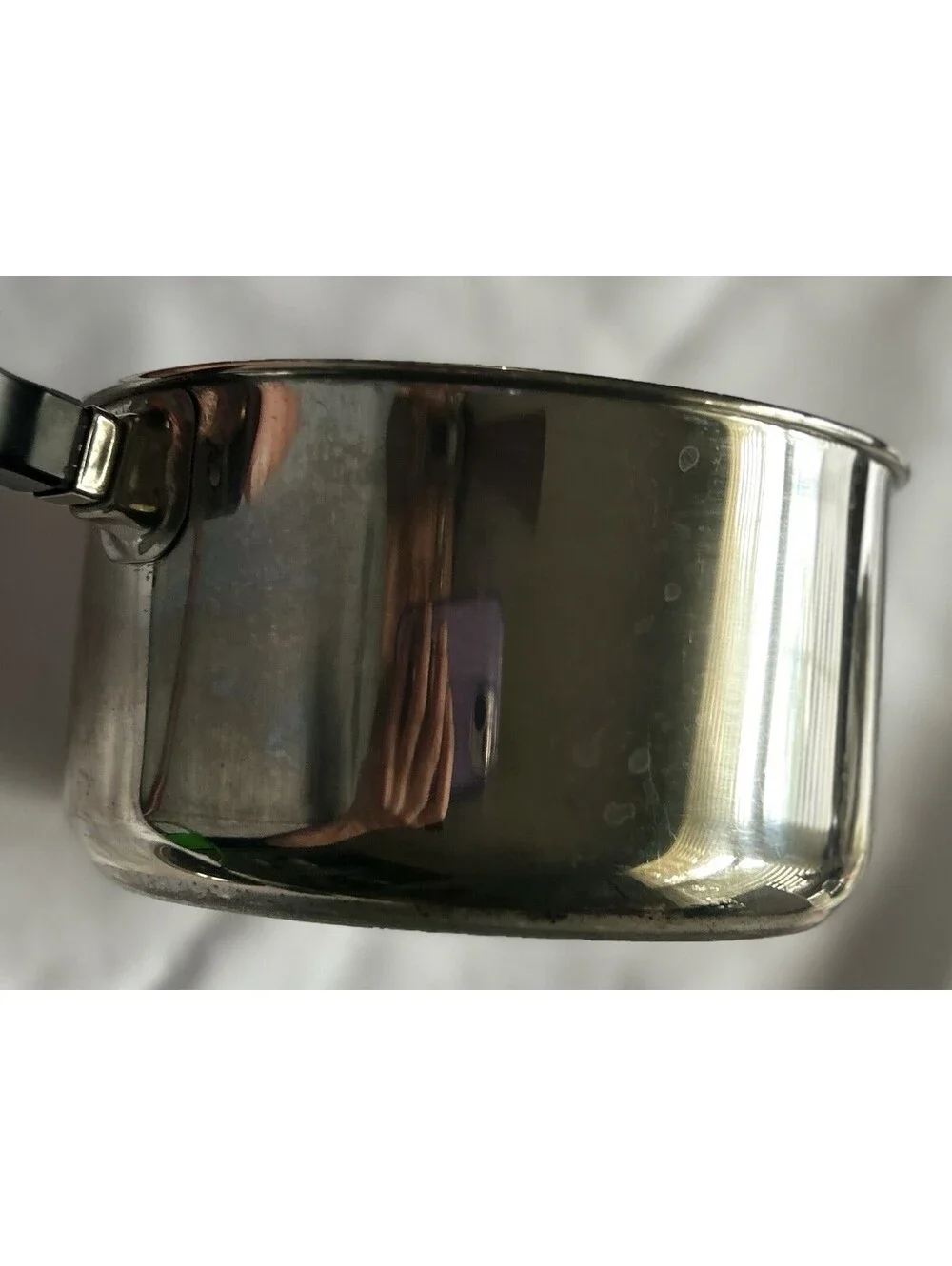 Vintage Farberware 2 Qt Saucepan Pot Lid Aluminum Clad Stainless Steel USA